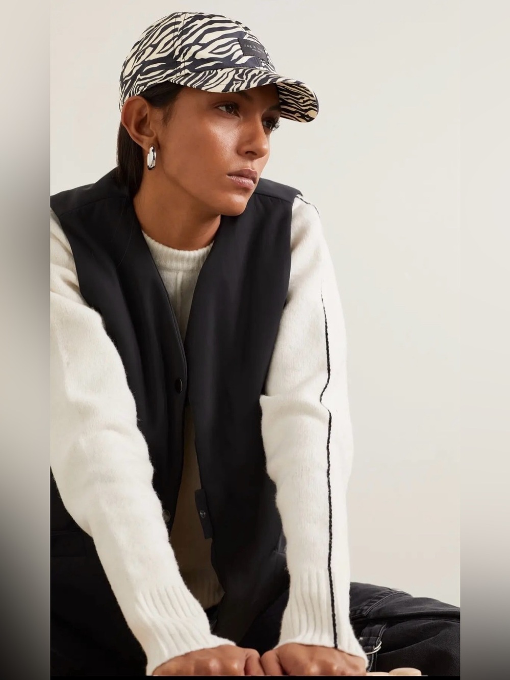 rag & zone Addison Zebra Baseball Cap